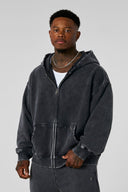 5102 - Elevated Essentials - Zip-Ups Grey Wash - Unmatched Kicks-YOUNG LA