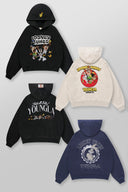 5114 - Looney Tunes Embroidered Hoodies The Crew - Unmatched Kicks-YOUNG LA