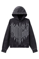 5126 - Revenge Hoodies Grey Wash - Unmatched Kicks - YOUNG LA