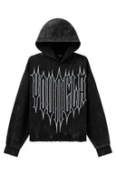 5126 - Revenge Hoodies Black Wash