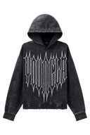 5126 - Revenge Hoodies Grey Wash
