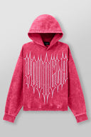 5126 - Revenge Hoodies Pink Wash