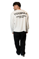 5158 - Deconstructed Stencil Thermal White - Unmatched Kicks - YOUNG LA