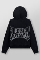 5162 - Golds Gym Throwback Zip-ups Black Wash