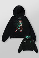 5195 - Demon Slayer™ Zip - ups Tanjiro's Haori - Unmatched Kicks - YOUNG LA