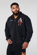 5197 - Demon Slayer™ Quarter Zip Rengoku - Unmatched Kicks - YOUNG LA