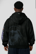 5201 - MOTO ZIP-UPS BLACK WASH - Unmatched Kicks-YOUNG LA