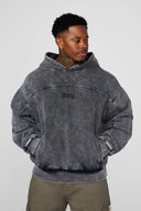 5208 - Crossline Hoodies Grey Wash - Unmatched Kicks-YOUNG LA