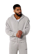 5215 - Soft AF Zip Ups Heather Grey - Unmatched Kicks - YOUNG LA