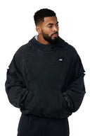 5218 - Batman Street Hoodies Black Wash - Unmatched Kicks-YOUNG LA