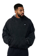 5218 - Batman Street Hoodies Black Wash