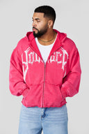 5224 - Hardstyle Zip - Ups Pink Wash - Unmatched Kicks - YOUNG LA
