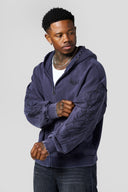 5232 - Tribal Stud Zip-Ups Purple Wash - Unmatched Kicks-YOUNG LA