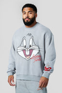 5255 - Looney Tunes Face Crewnecks Bunny F - Unmatched Kicks-YOUNG LA