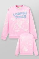 5256 - Looney Tunes Graffiti Crewnecks Pink Sketch - Unmatched Kicks-YOUNG LA