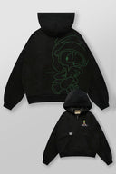 5257 - Looney Tunes Plaid Zip-Ups Black Wash - Unmatched Kicks-YOUNG LA