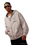 5257 - Looney Tunes Plaid Zip-Ups Heather Grey - Unmatched Kicks-YOUNG LA
