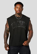 3095 - SACRED SIGIL CUT-OFFS BLACK