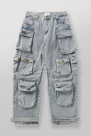 6002 - Hella Pocket Jeans Blue Wash