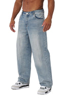 6013 - Baggy Ass Jeans Light Blue Wash - Unmatched Kicks - YOUNG LA
