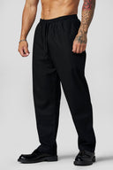 6027 - Beach Club Linen Pants Black - Unmatched Kicks-YOUNG LA