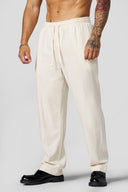 6027 - Beach Club Linen Pants Natural Linen - Unmatched Kicks-YOUNG LA