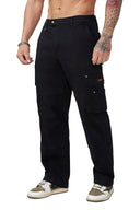 6032 - Old Money Twill Cargo Pants Black - Unmatched Kicks - YOUNG LA