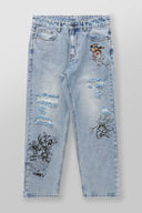 6035 - Looney Tunes Denim Jeans Blue Wash