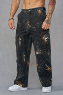 6048 - Battalion Cargo Pants Black Tree Camo - Unmatched Kicks - YOUNG LA