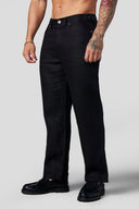 6049 - Linen Monaco Pants Black - Unmatched Kicks - YOUNG LA