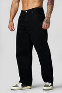 6057 - Downtown Denim Jeans Black Wash - Unmatched Kicks-YOUNG LA
