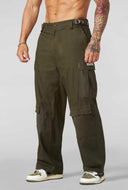 6069 - COMBAT PANTS - OLIVE - Unmatched Kicks - YOUNG LA