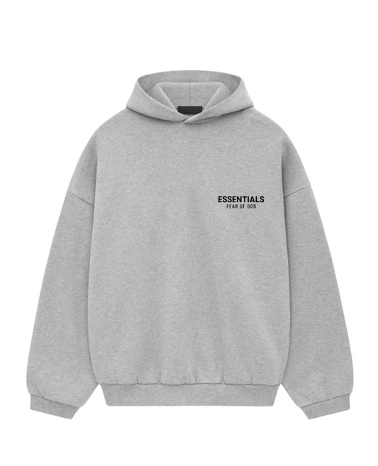 Fear of God Essentials Fleece Hoodie Light Heather Gray FW24