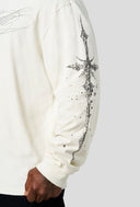 8104 - SACRED SIGIL LONGSLEEVES WHITE