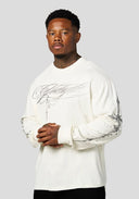 8104 - SACRED SIGIL LONGSLEEVES WHITE