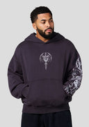 5234 - SIGIL CREST HOODIES PURPLE WASH