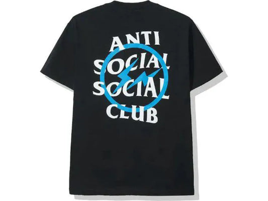 Anti social social club blue fragment Tee