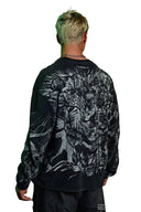 8002 - Batman Comic Longsleeves Black - Unmatched Kicks-YOUNG LA
