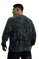 8002 - Batman Comic Longsleeves Grey Wash - Unmatched Kicks-YOUNG LA