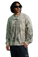8002 - Batman Comic Longsleeves Off-White - Unmatched Kicks-YOUNG LA