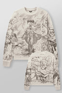 8002 - Batman Comic Longsleeves Off-White - Unmatched Kicks-YOUNG LA