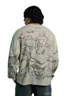8002 - Batman Comic Longsleeves Off-White - Unmatched Kicks-YOUNG LA