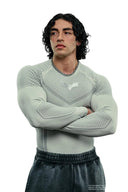 8004 - Batman Compression Longsleeves Off - White - Unmatched Kicks - YOUNG LA