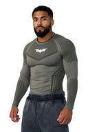 8004 - Batman Compression Longsleeves Grey Green