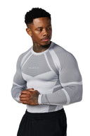 8055 - Apex Compression Longsleeves Grey
