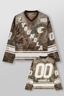 8056 - Southside Hockey Jersey Beige Tree Camo - Unmatched Kicks-YOUNG LA
