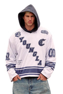 8056 - Southside Hockey Jersey White - Unmatched Kicks - YOUNG LA