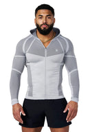 8061 - Apex Compression Zip-Ups  Grey
