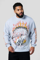 8071 - Ring of Fire Longsleeves Heather Grey
