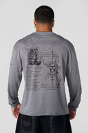 8087 - Eclipse Longsleeves Grey Wash - Unmatched Kicks - YOUNG LA